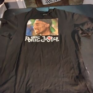 Poetic Justice Black Graphic Tee